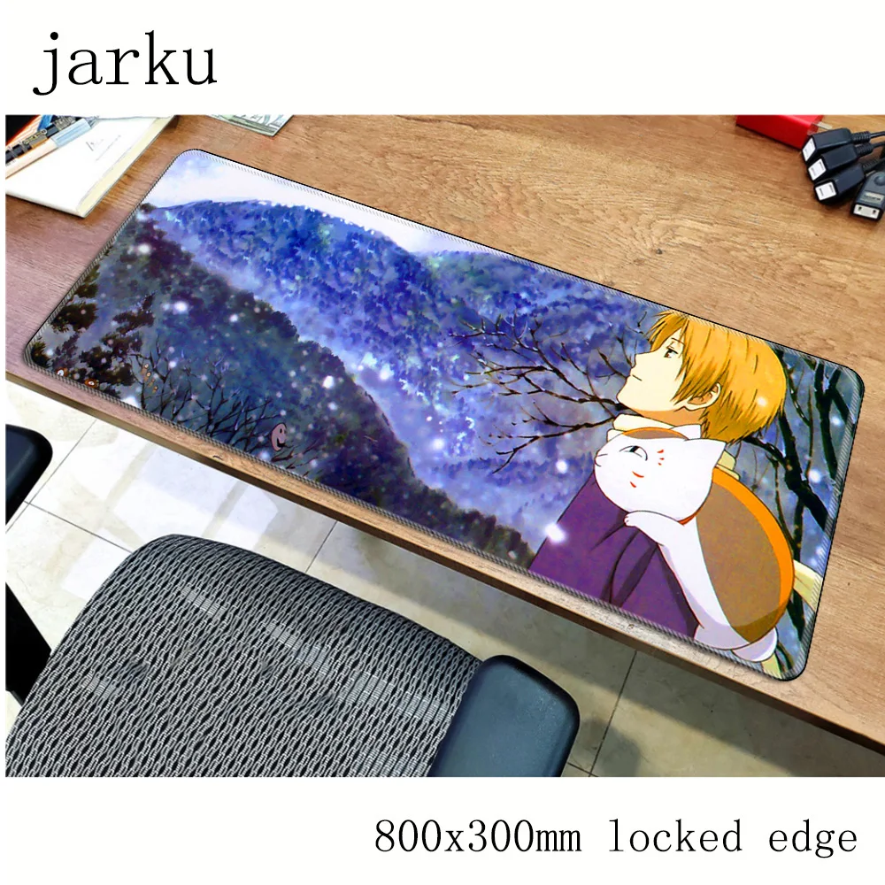 Natsume yuujinchou геймерский коврик для мыши 800x300X3 мм игровой коврик для мыши Бестселлер ноутбук ПК аксессуары ноутбук padmouse эргономичный коврик