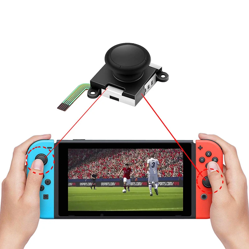 3D Аналоговый джойстик для пальца Joycon джойстика переключатель контроллера датчик