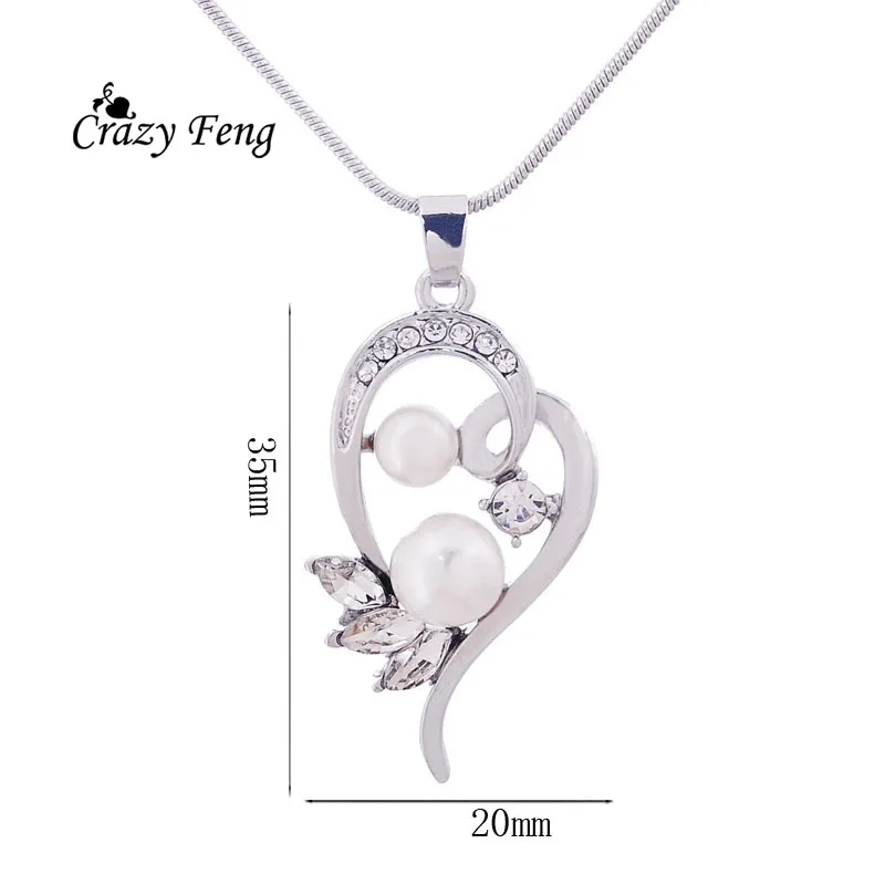 Женский комплект ювелирных изделий из искусственного жемчуга свадебные