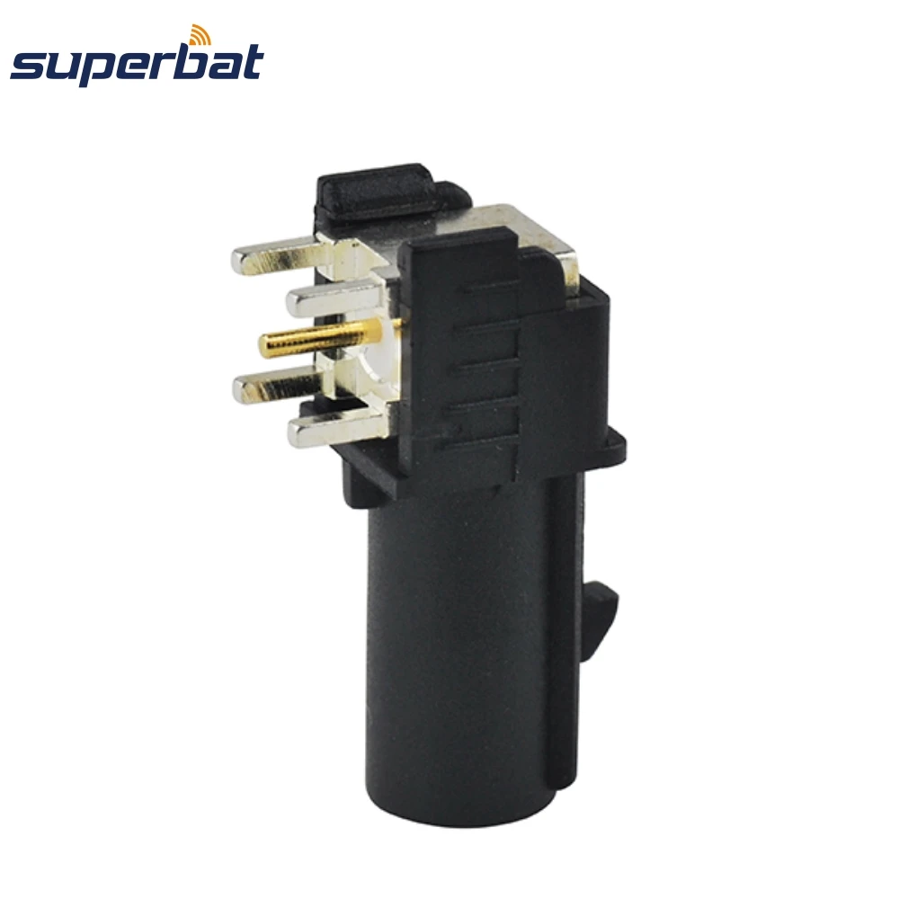 Superbat 10 шт. Fakra SMB Штекерный разъем для монтажа печатной платы прямоугольный