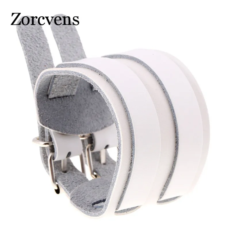 

Браслет-манжета из натуральной воловьей кожи с двойной пряжкой