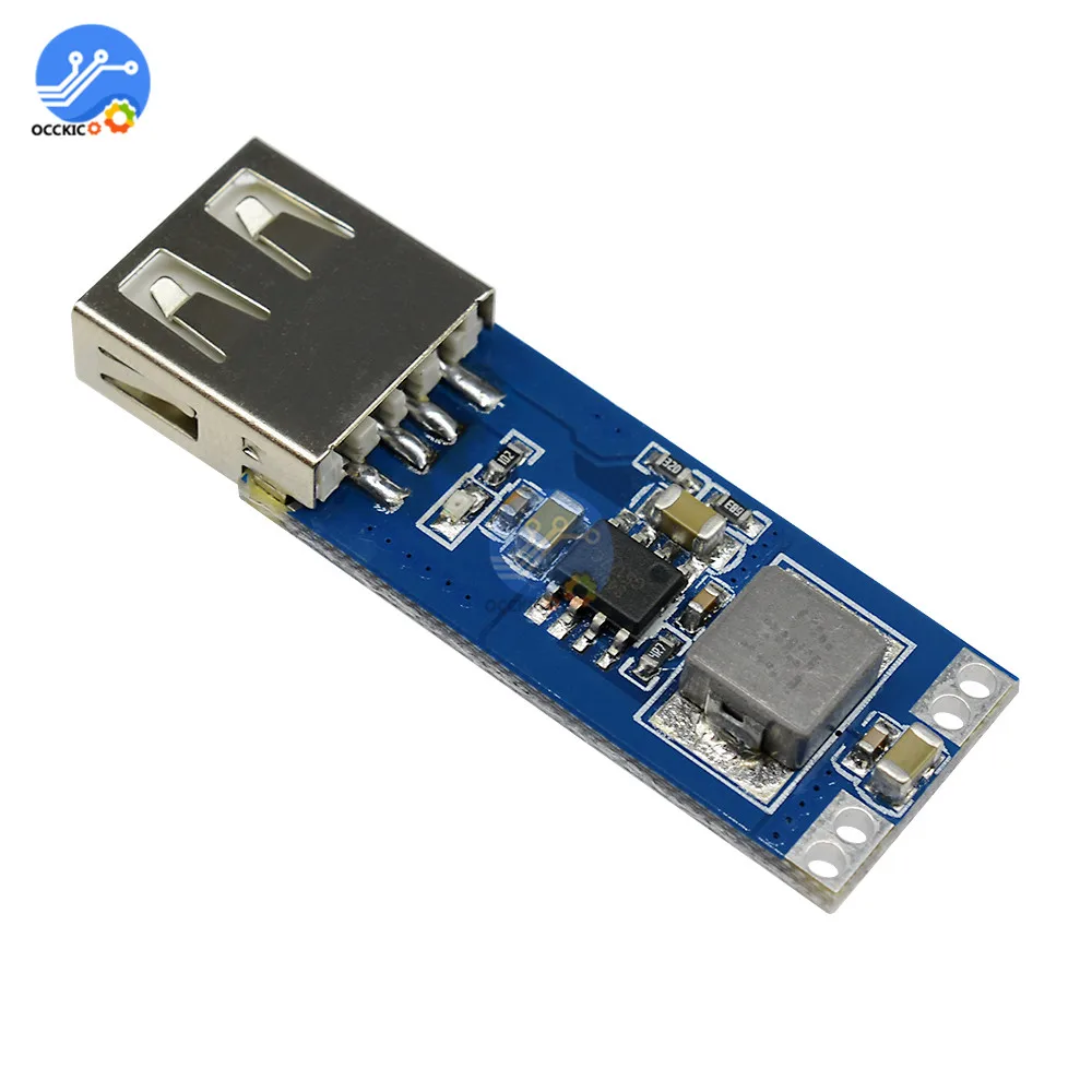 Регулируемый USB повышающий 3 В/3 7 в/4 2 в до 5 В USB-модуль зарядного устройства для