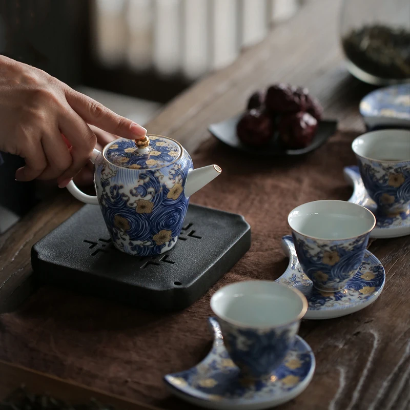 TANGPIN цвет эмалей керамические чайники фарфоровый горшок Китайский кунг фу чайник