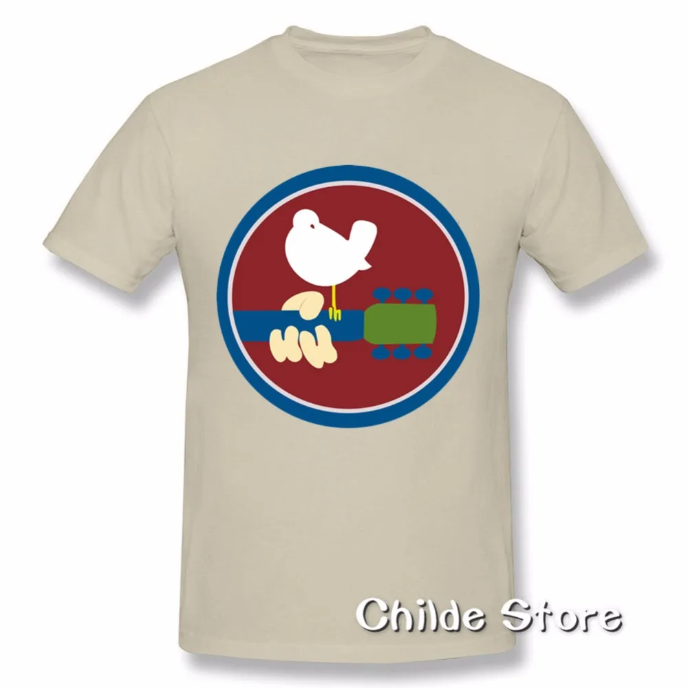 2018 горячая распродажа мода Вудсток фестиваль Логотип 1969 зеленая футболка новый