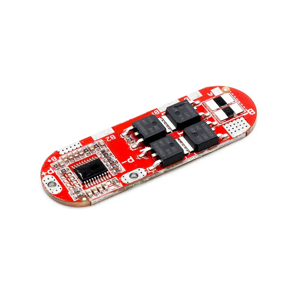 5S BMS 25A 21V BMS 25A 3S 12,6 в 4S 16,8 в 5S 21 в 18650 литий-ионный аккумулятор защитная схема плата для зарядки Модуль PCM полимерная Lipo ячейка PCB - Цвет: 5S BMS 25A 21V