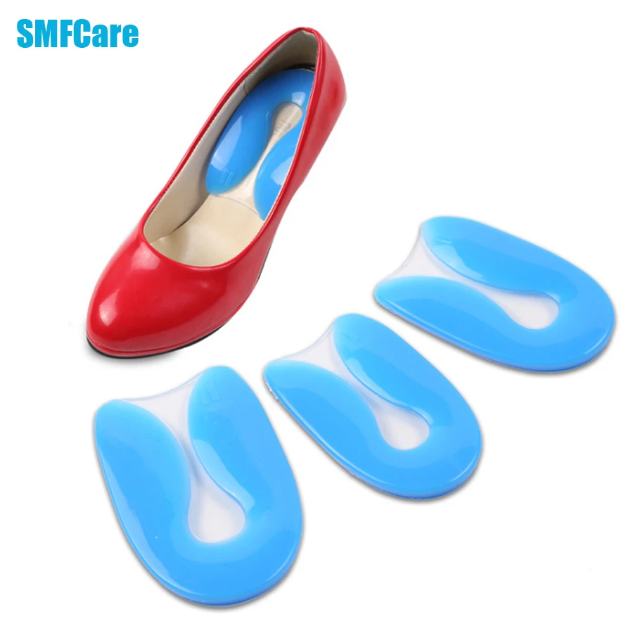 2 шт. силиконовый гель u образной формы подошвенный фасциит пятки протектор Шпоры