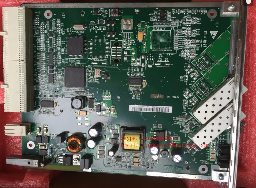 Hua wei GICF uplink board Для Huawei MA5680T или MA5683T OLT. 2-портовая плата с аналогичной скоростью 1 25