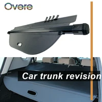 overe 1set car rear trunk cargo cover for subaru outback 2010 2011 2012 2013 2014 black security shield shade auto accessories