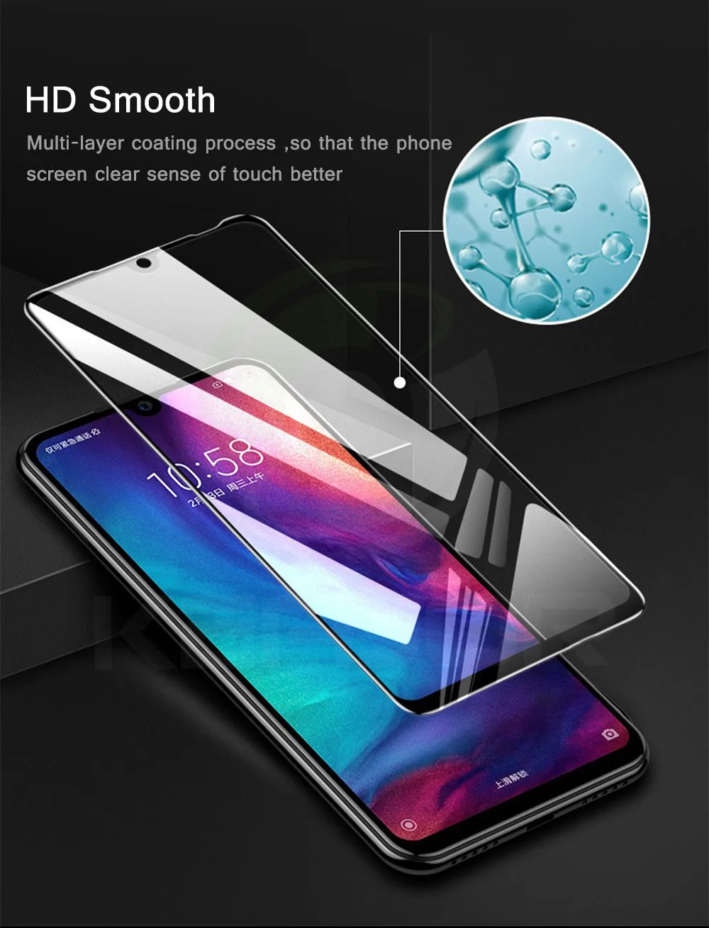 Keajor для Xiaomi Redmi 7, закаленное стекло, полное покрытие, прозрачная защитная пленка для экрана, Новая защитная пленка для Redmi 7, стекло для телефона