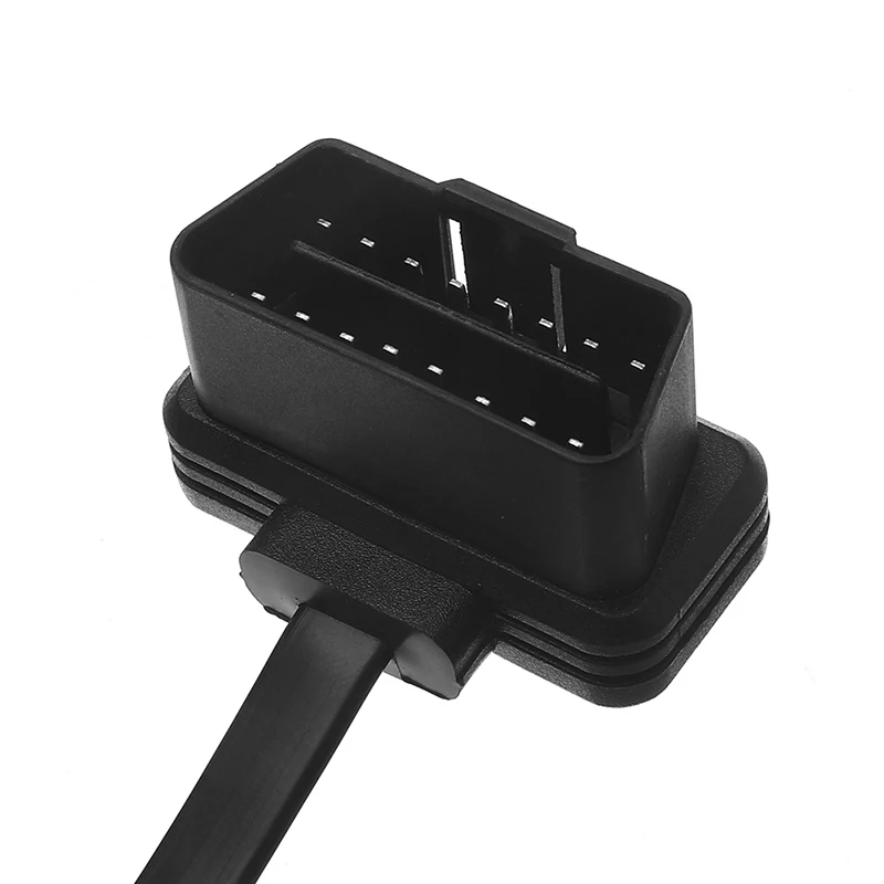 16 Pin OBD2 удлинитель Кабель адаптер штекер двойной женский OBD 2 КАБЕЛЬНЫЙ разъём с переключателем вкл/выкл 67 см