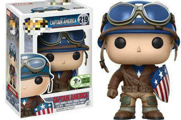FUNKO POP Мстители Фигурки оригинальные Капитан Америка 219 # Модель коллекционные
