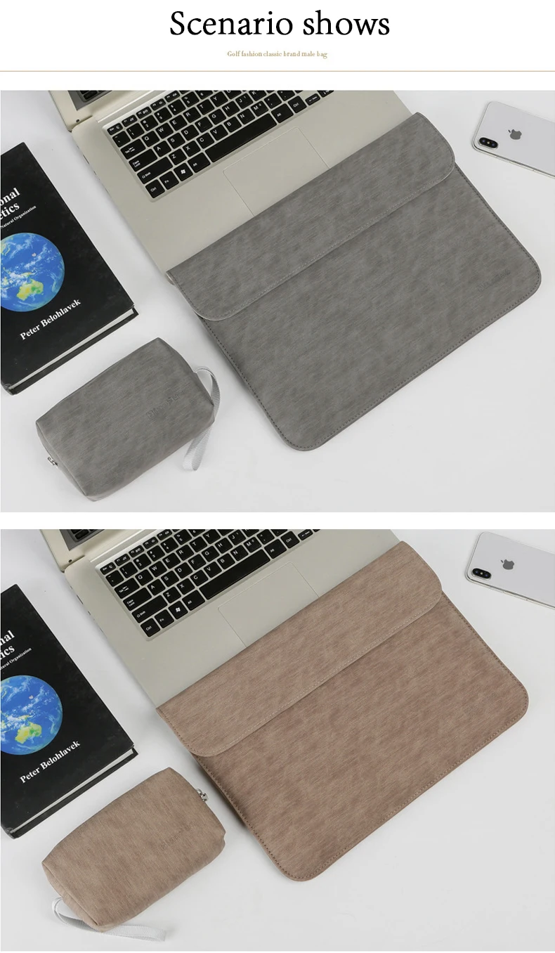 PU кожаный чехол для ноутбука 15,6 Для Macbook Air 13 чехол Pro retina 11 14 15 сенсорная панель для Xiaomi lenovo для женщин и мужчин чехол