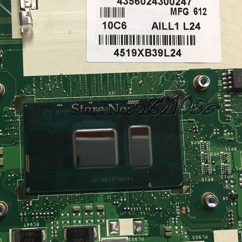 Материнская плата AILL1 L2 для lenovo thinkpad L560 материнская ноутбука 15 дюймов SR2F1 Intel GMA HD 520