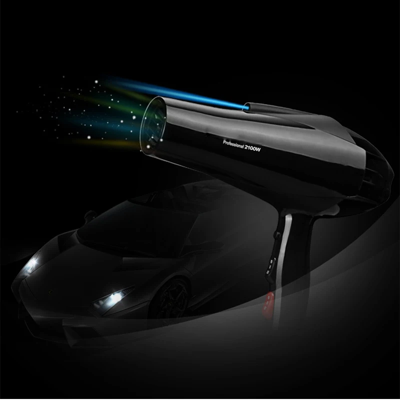 Newview фен профессиональный удар горячего и холодного ветра черный 2100 Вт с 2 насадки