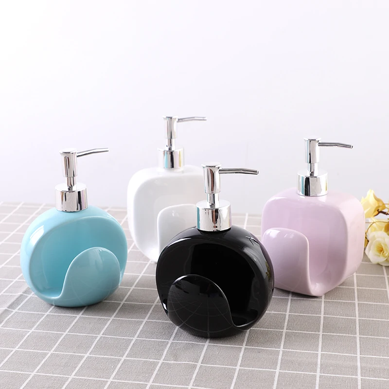 Любовь керамическая эмульсия бутылка гель для душа шампунь упаковочная машина дезинфицирующее средство для рук бутылки для ванной бутылки жидкого мыла