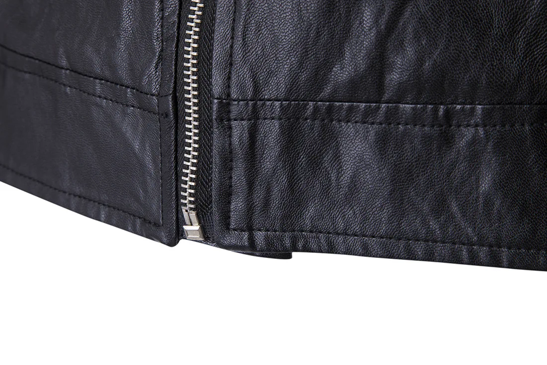 Новинка 2018 мужская осенне-зимняя куртка из искусственной кожи в стиле панк