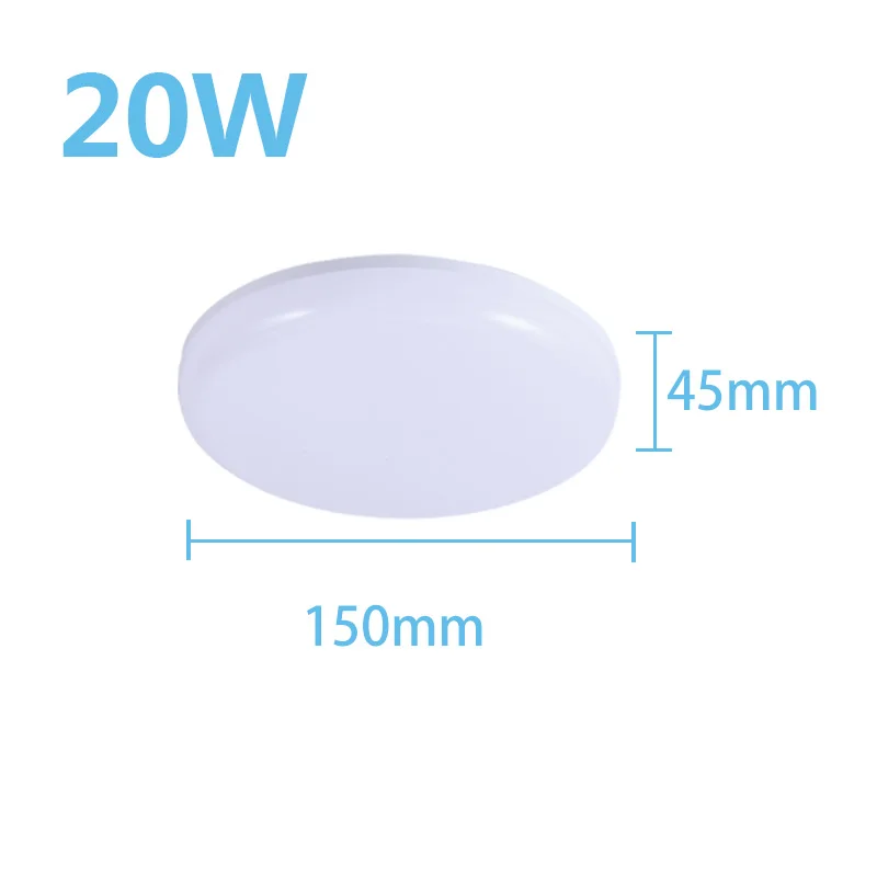 20W ceiling light Современный светодиодный потолочный светильник, светильники 15 Вт 20 Вт 30 Вт 50 Вт 220 В, потолочный светильник, светильник для гостиной, Дом Офис Кухня - Цвет корпуса: 20W ceiling light