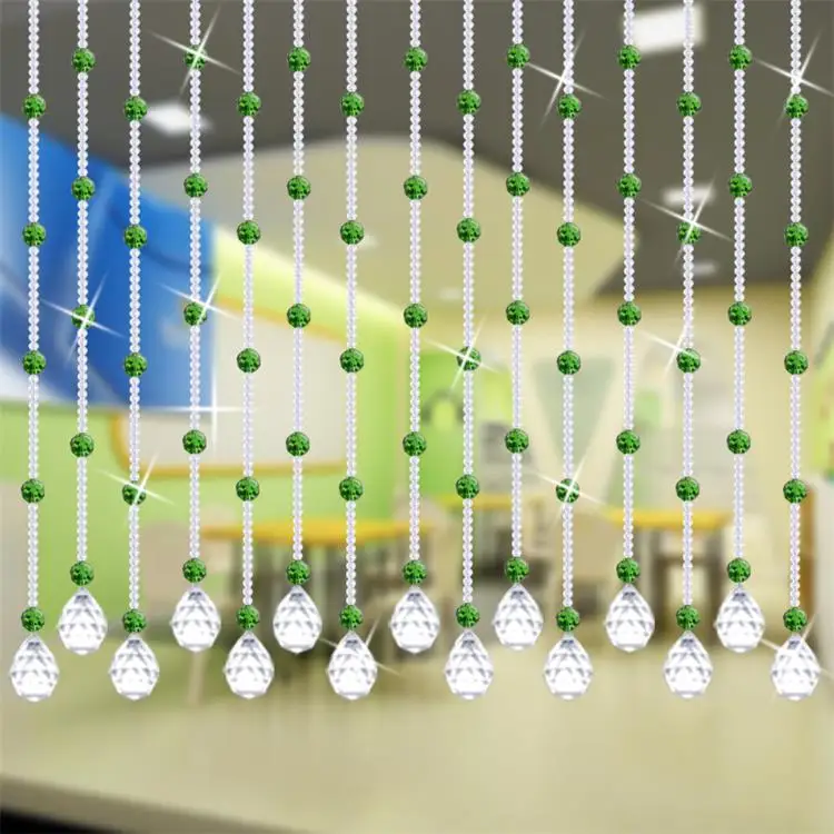 20 м 100% Хрустальные Бусины веревка занавеска прикроватная лампа гостиная одежда