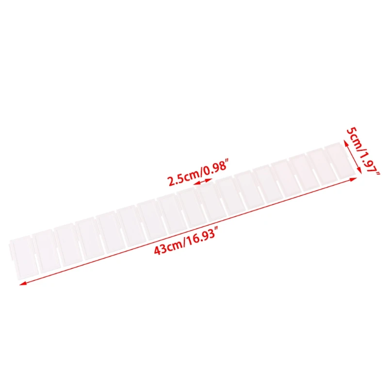 Горячая 6 шт пластиковые ящики Clapboard сценическая коробка Devider Space Saver DIY ganizer