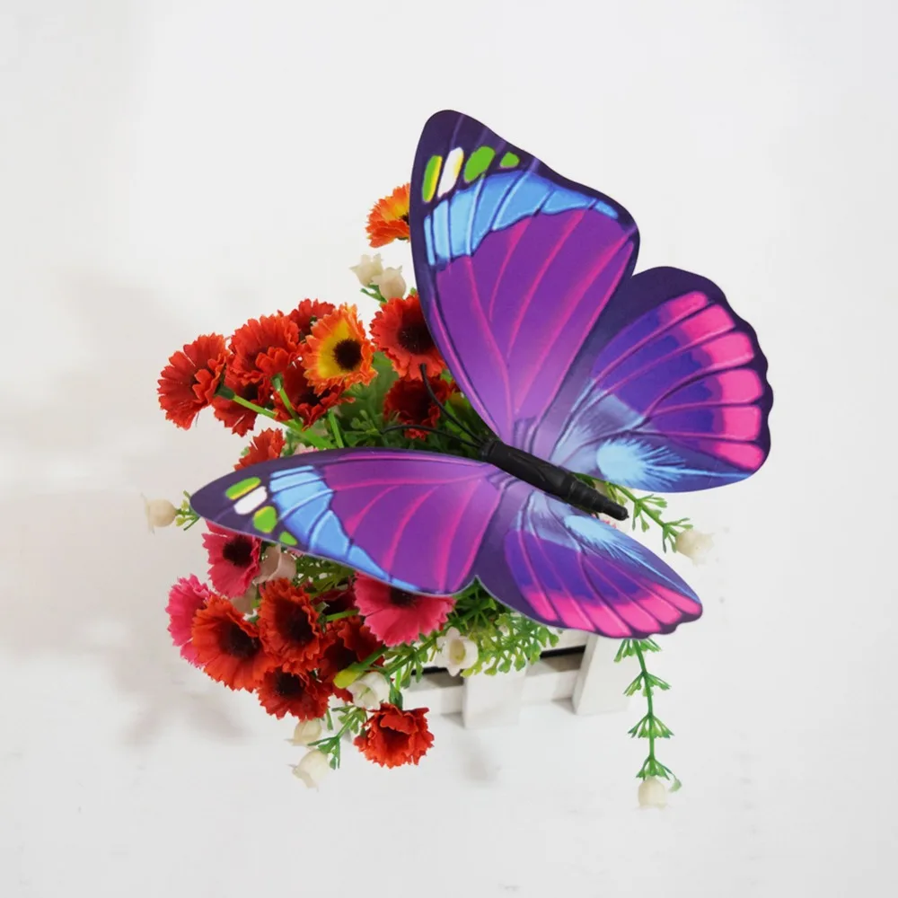 15 см Art Design Наклейка Декора Дома Стикера Стены Номера Украшения 3D Бабочки | Дом и