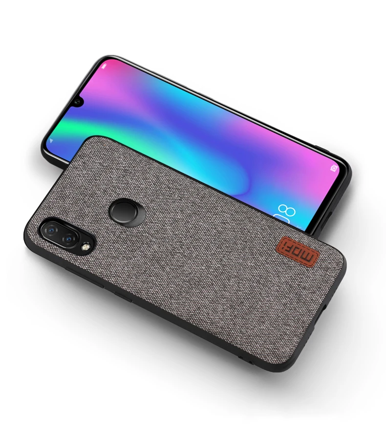 Для huawei P smart чехол MOFI P smart тканевый чехол-накладка Psmart с мягким краем полный чехол матовый чехол 6,21''
