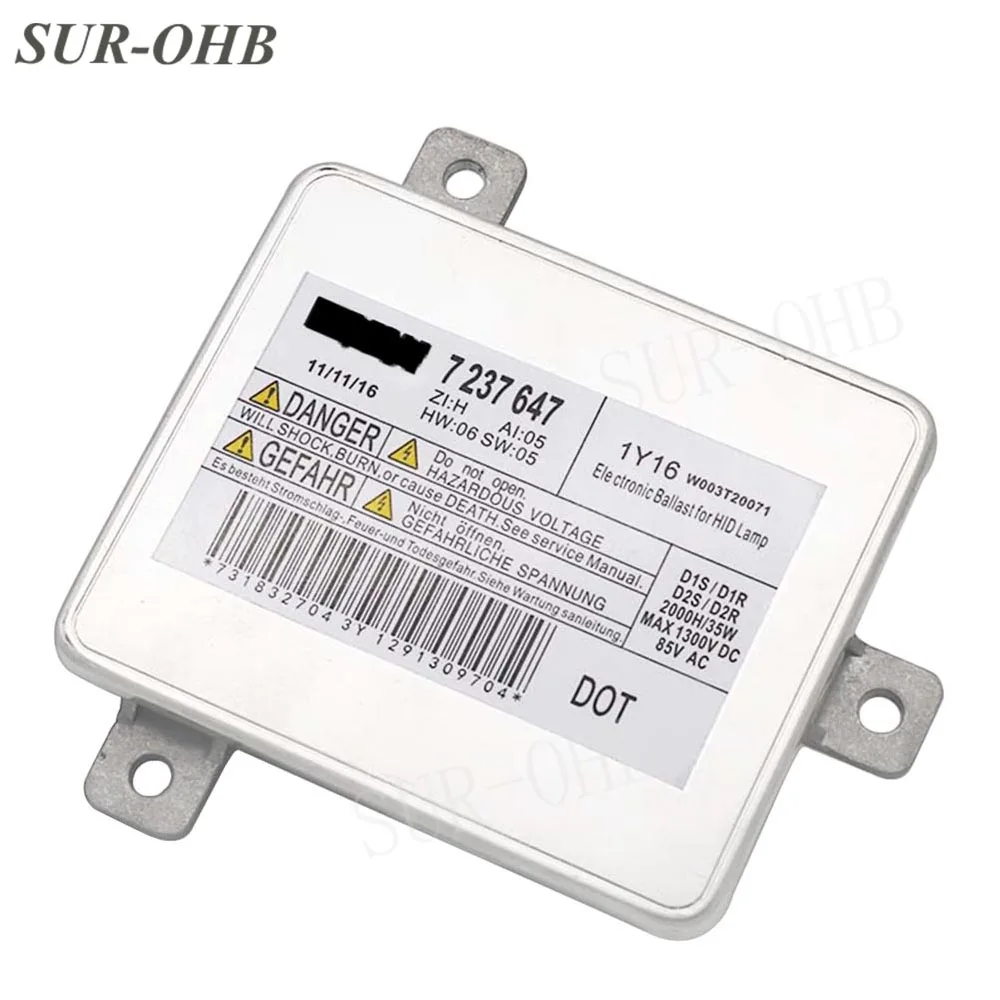 E90 E91 7237647 Bi Xenon запасная фара W003T20071 HID фары D1S балласт для 3 серии F10 GT F07