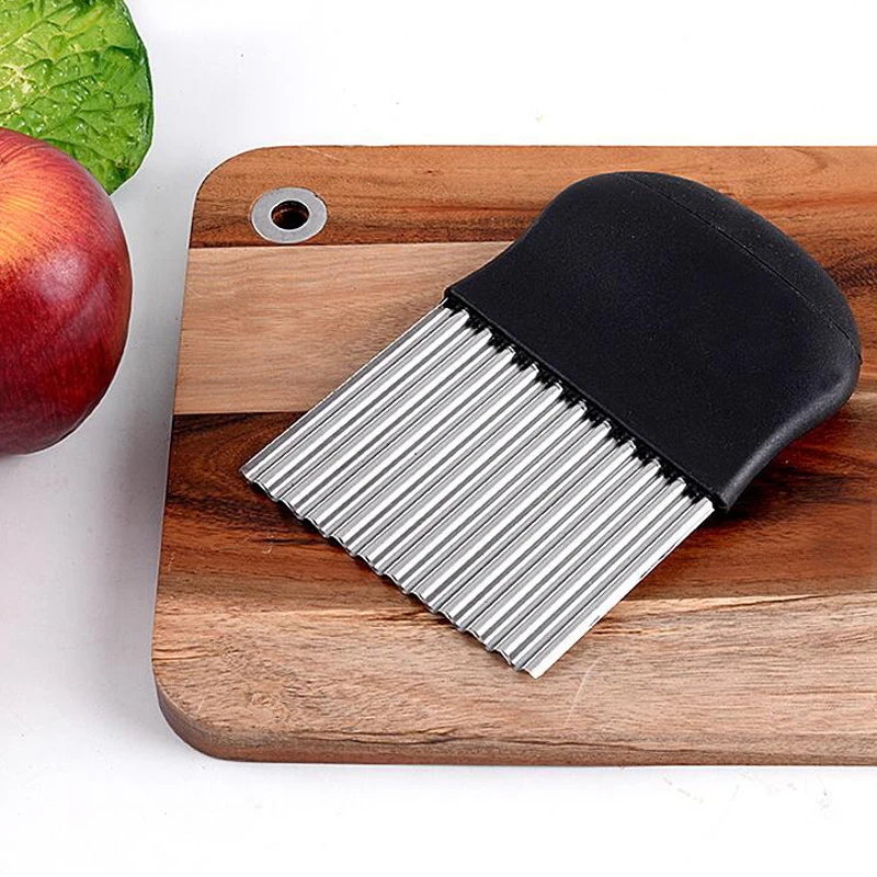 1 шт. резак для картофельных чипсов из нержавеющей стали Овощечистка фри фрезы