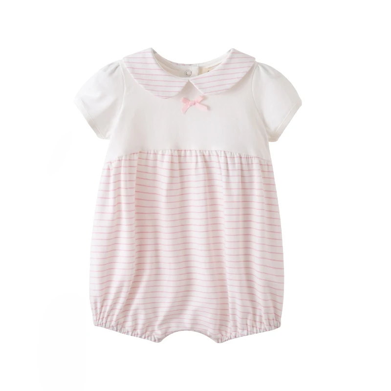 Детский комбинезон для новорожденных короткий костюм детский джемпер в