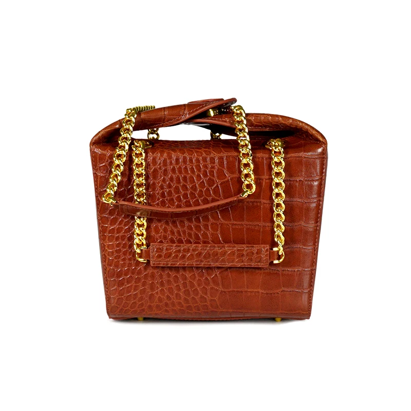 Женские сумки с цепочкой дизайнерские винтажные крокодиловым узором вечерняя