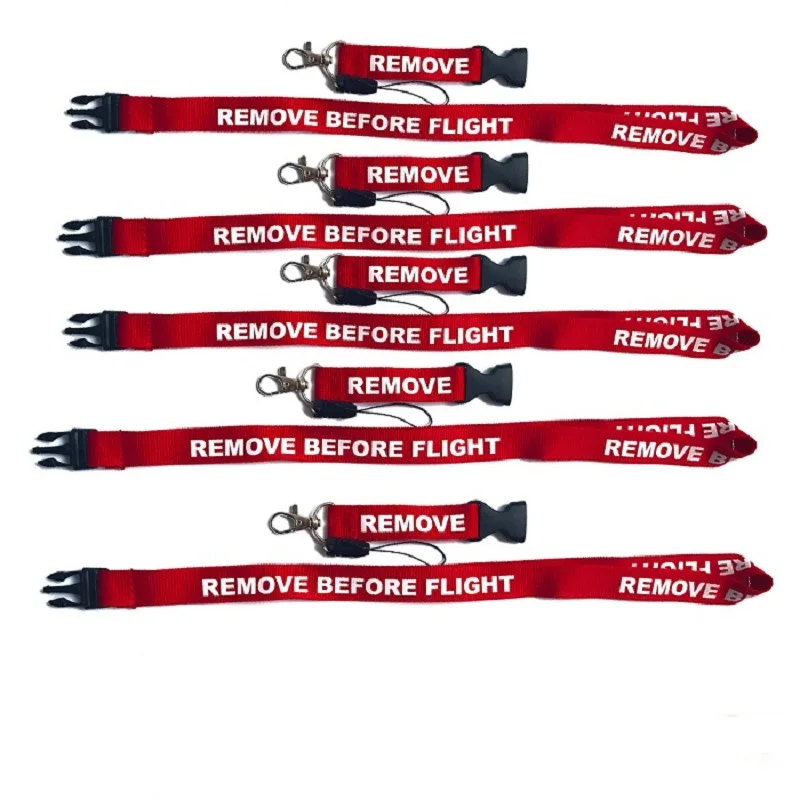 5 шт. remove Before Flight ремешки для брелок для ключей шейный ремень для ремешок DIY красный повесить веревочный брелок шнурки карты спортивный ремешок для ключей