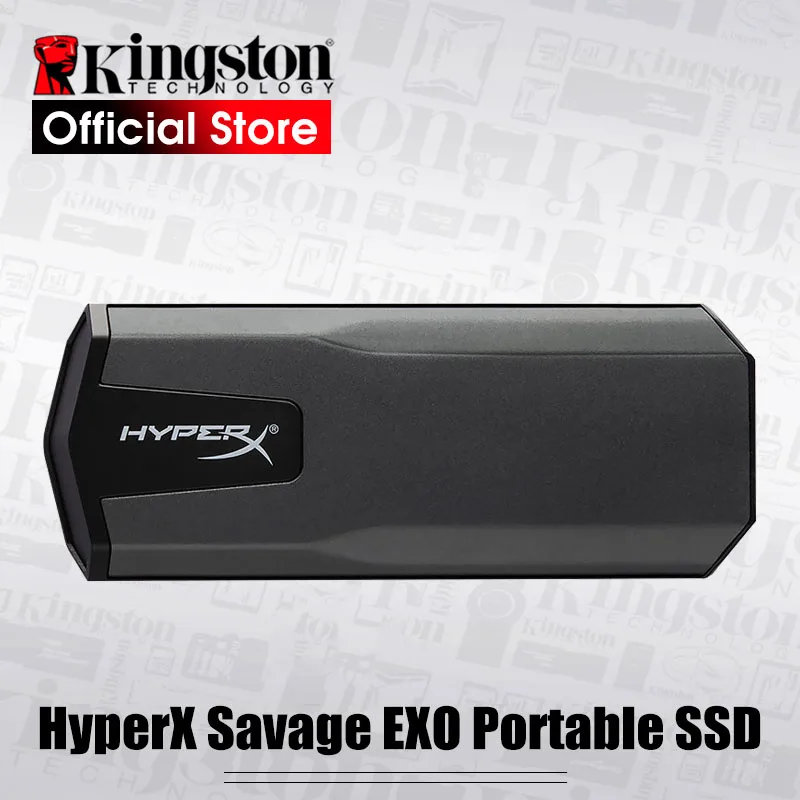Внешний твердотельный накопитель Kingston HyperX 480 Гб Hdd 960 ГБ 3D NAND USB 3 1 портативный SSD