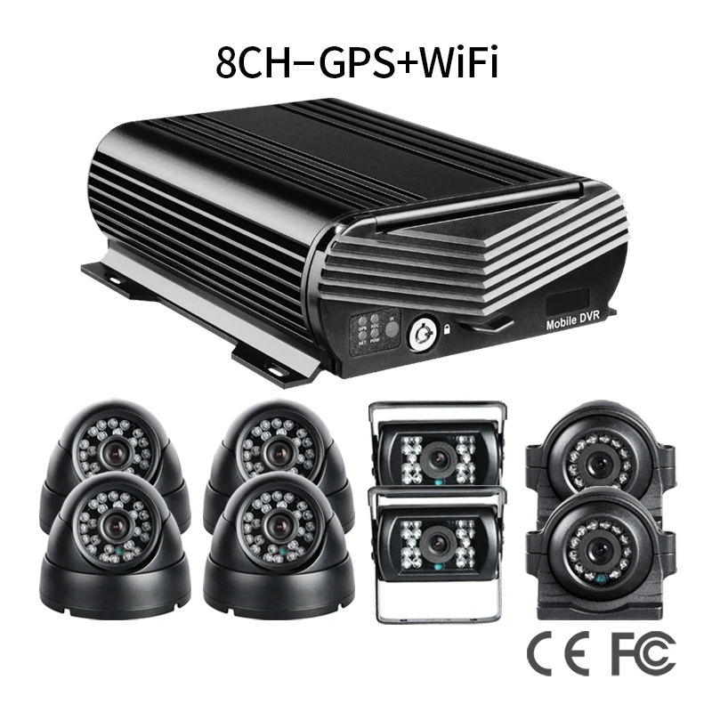 GPS трек Wifi удаленный монитор HDD сохранить видео 8CH 1080 AHD мобильный Автомобильный