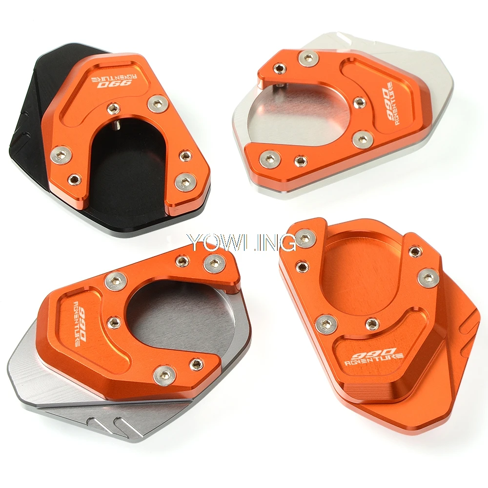 Для KTM 990 ПРИКЛЮЧЕНИЯ 2006 2007 2008 2009 2010 2011 2012 подставки увеличитель боковой стойки скамеечка для ног удлинитель пэд с пластинчатым основанием