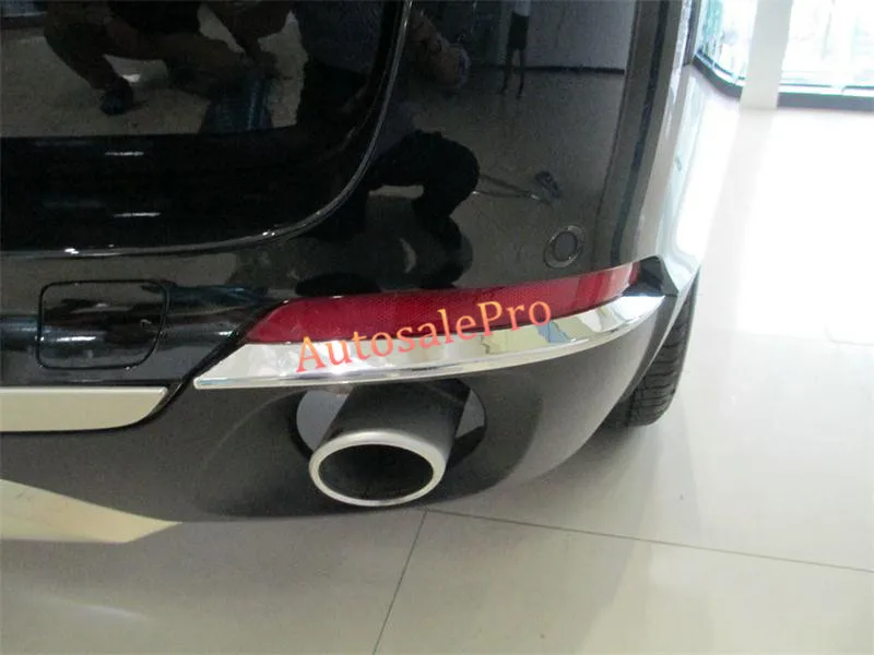 Для BMW X5 F15 2014 2015 АБС ХРОМ задние противотуманные фары свет Eyelip крышка планки