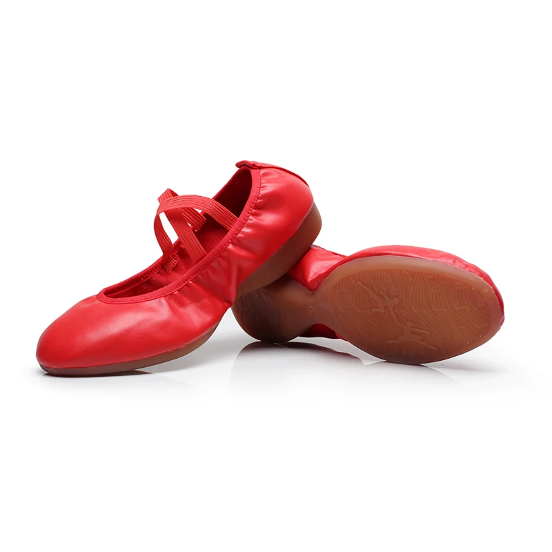 Женские туфли для бальных танцев балетные на плоской подошве | Спорт и