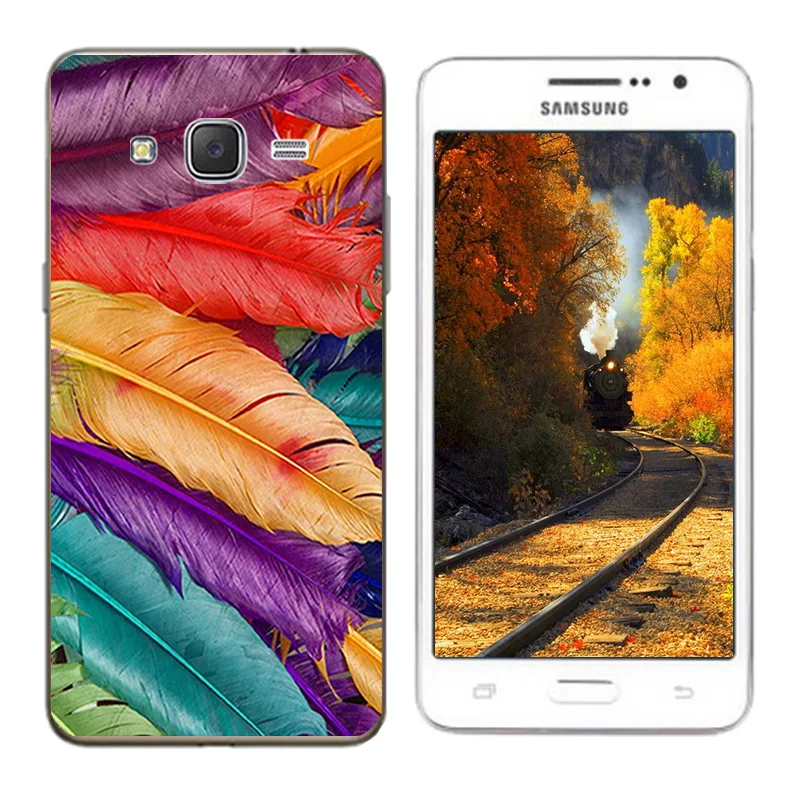 Мягкий силиконовый чехол для телефона Samsung G530 задние чехлы с принтом