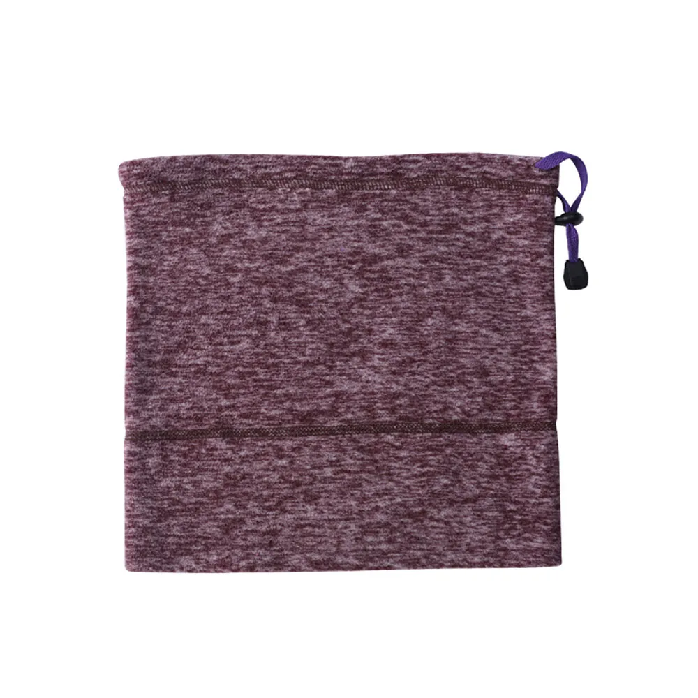 Многофункциональный шейный воротник, шапка, Круглый теплый футбольный тренировочный шарф, защитный шарф для езды на открытом воздухе - Цвет: Коричневый