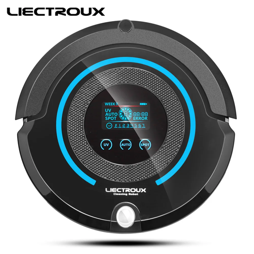 LIECTROUX A338 пылесос умный уборочный робот уборочная машина ЖК сенсорный экран пульт