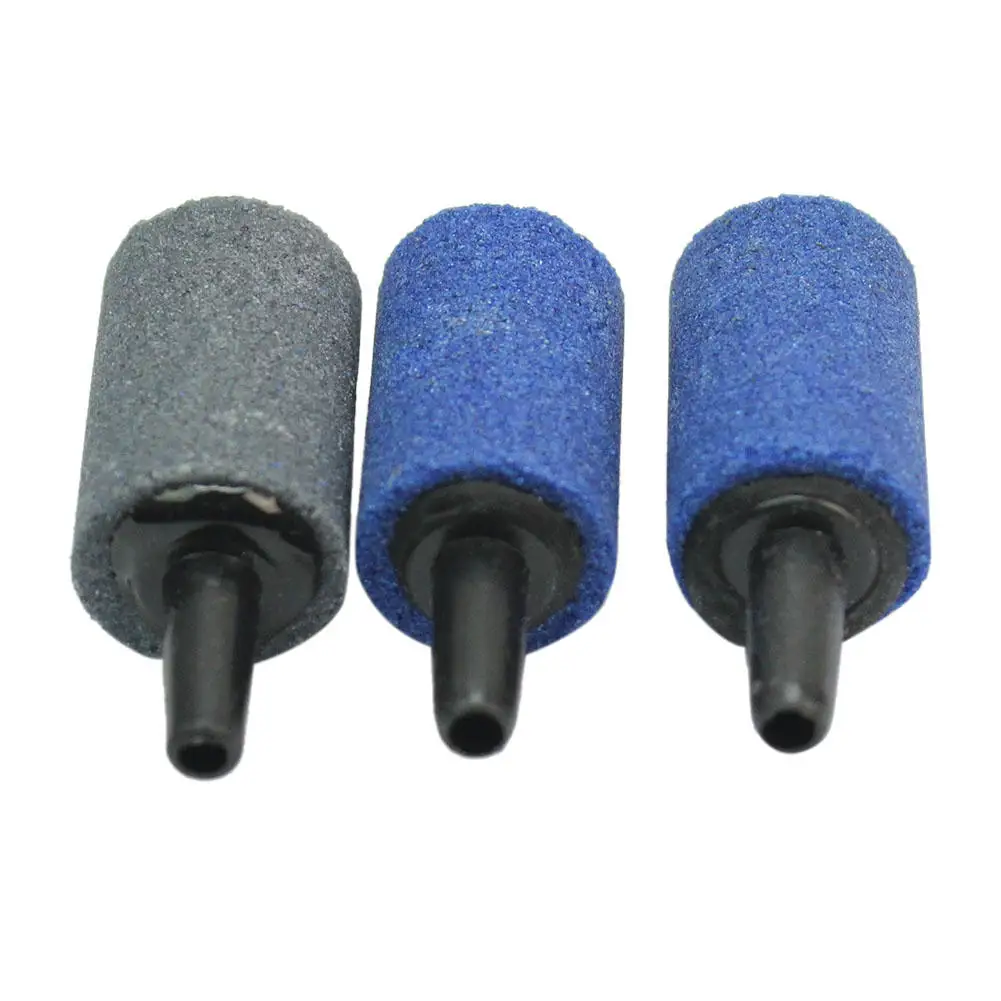 

10pcs Cylinder Bubble Aeration Aerator Air Stone For Aquarium Fish Tank Aerator Pump Hydroponics Oxygen Decoration 1.5*1.5*4cm