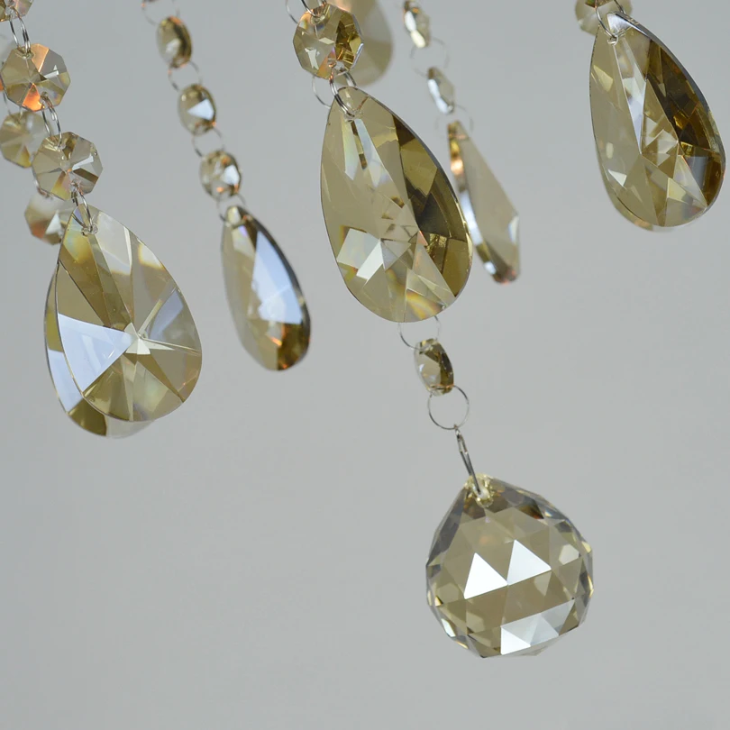 Современная светодиодная люстра освещение для кухни столовой хрустальная лампа