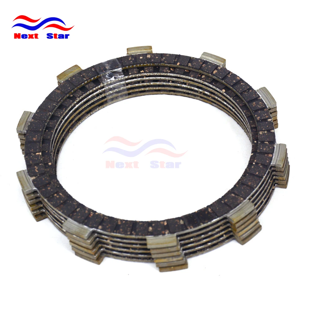 

6 Pcs Motorcycle Engine Parts Clutch Friction Plates Fit For HONDA VT400C2 09-14 VT400C2F VT400CA 09-16 Scooter Street Bike ATV
