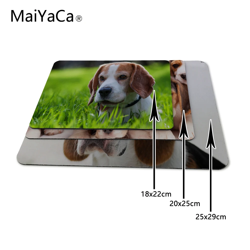 MaiYaCa Beagle Puppies картинки милые горячие настольные коврики для компьютерной мыши