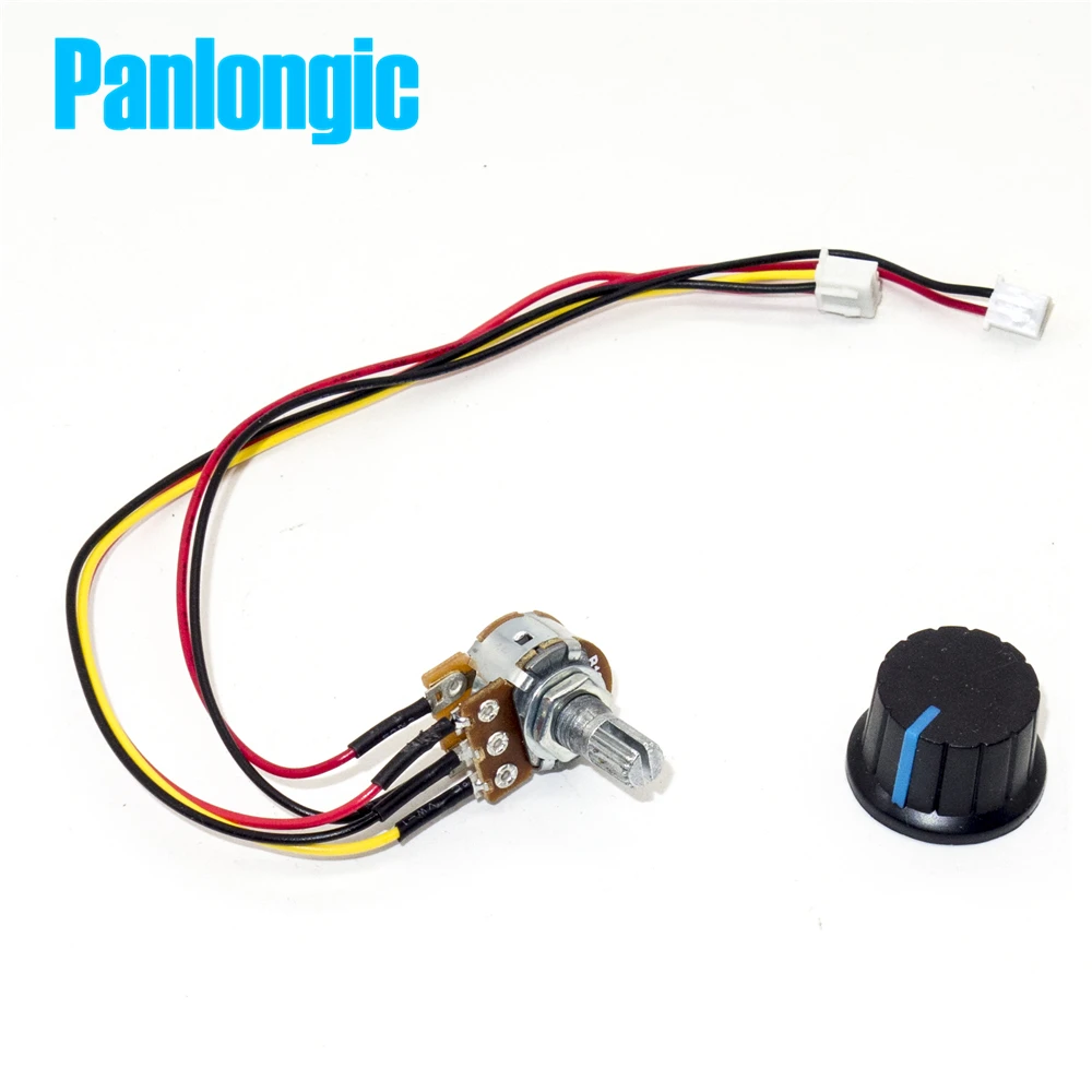 Panlongic 5 PCS WH148 B100K OHM Linear Taper Rotary Potentiometer Speed Control Regulator Knob Function 100KB Pot Knobs Switch on. --> Потенциометр вращательного типа Panlongic 5 шт. WH148 B100K OHM с линейной характеристикой, регулятором скорости и фу