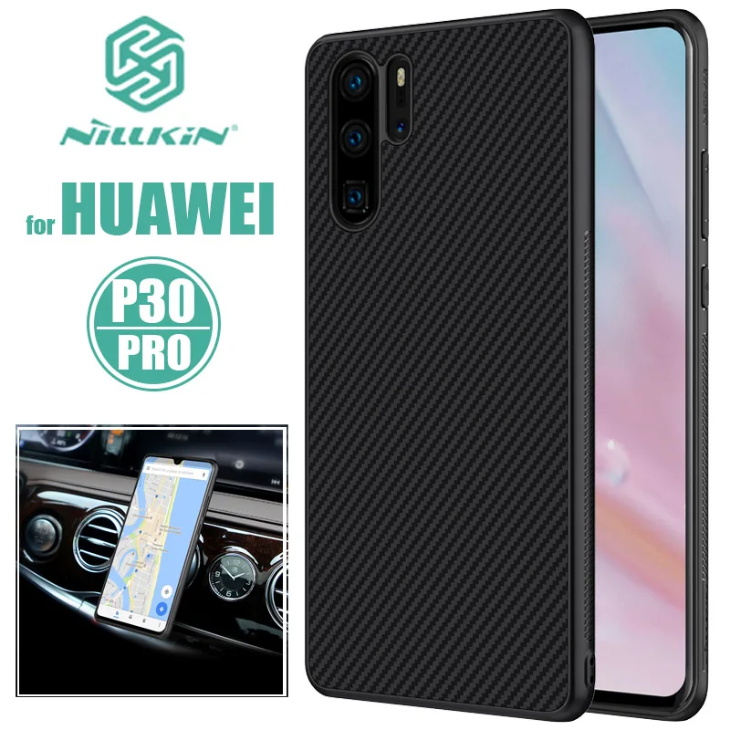 

Жесткий чехол Nillkin из синтетического волокна для Huawei P30 Pro, мягкий сенсорный чехол для телефона, чехол с железным листом для Huawei P30 Pro, Nilkin