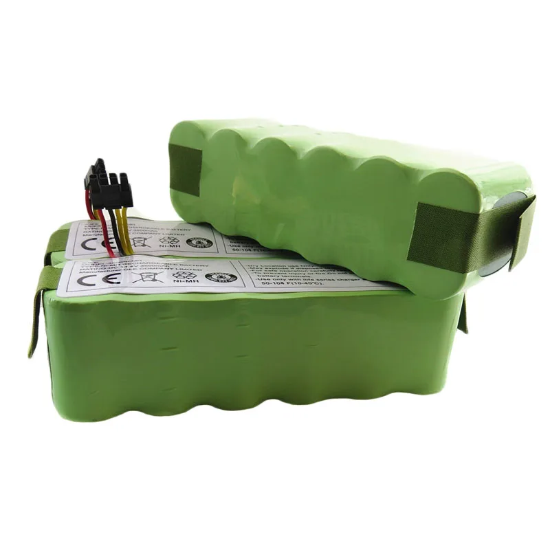 2pcs/lot For hair t320 NI-MH 14.4V 3500mAh Battery for Ecovacs Mirror CR120/ panda X500 X600 Vacuum cleaner Dibea X580 | Электроника