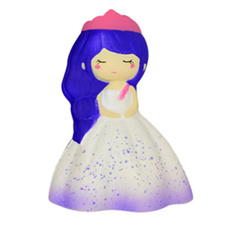 Jumbo Kawaii Princess Girl Мягкая кукла медленно восстанавливающая форму мягкая сжимаемая