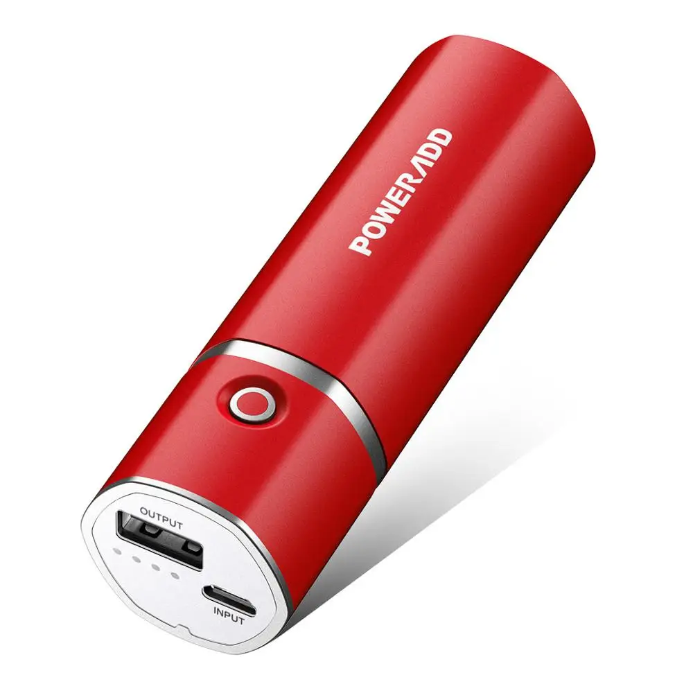 Power add Slim2 5000 мА портативное зарядное устройство USB порты внешний аккумулятор для