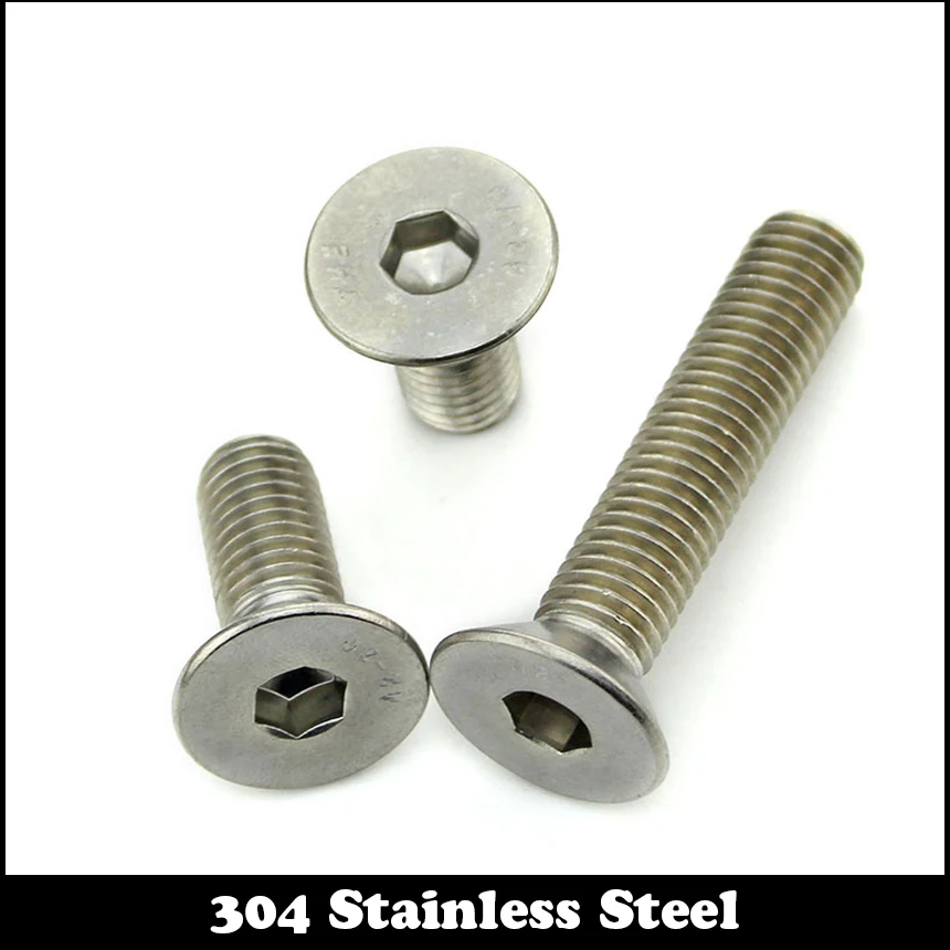 M3 * 14 M3x14 15 M3x15 16 M3x16 18 M3x18 304 болт из нержавеющей стали DIN7991 Шестигранная розетка