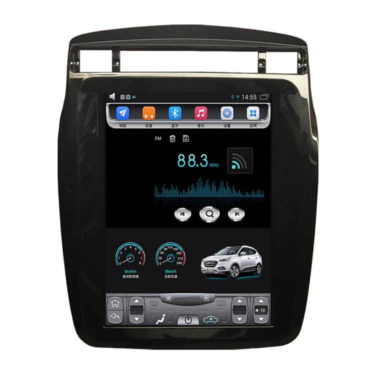 2011 2018 VW Toureg Touareg 10 4 дюйма Тесла вертикальный сенсорный экран Android автомобильный GPS