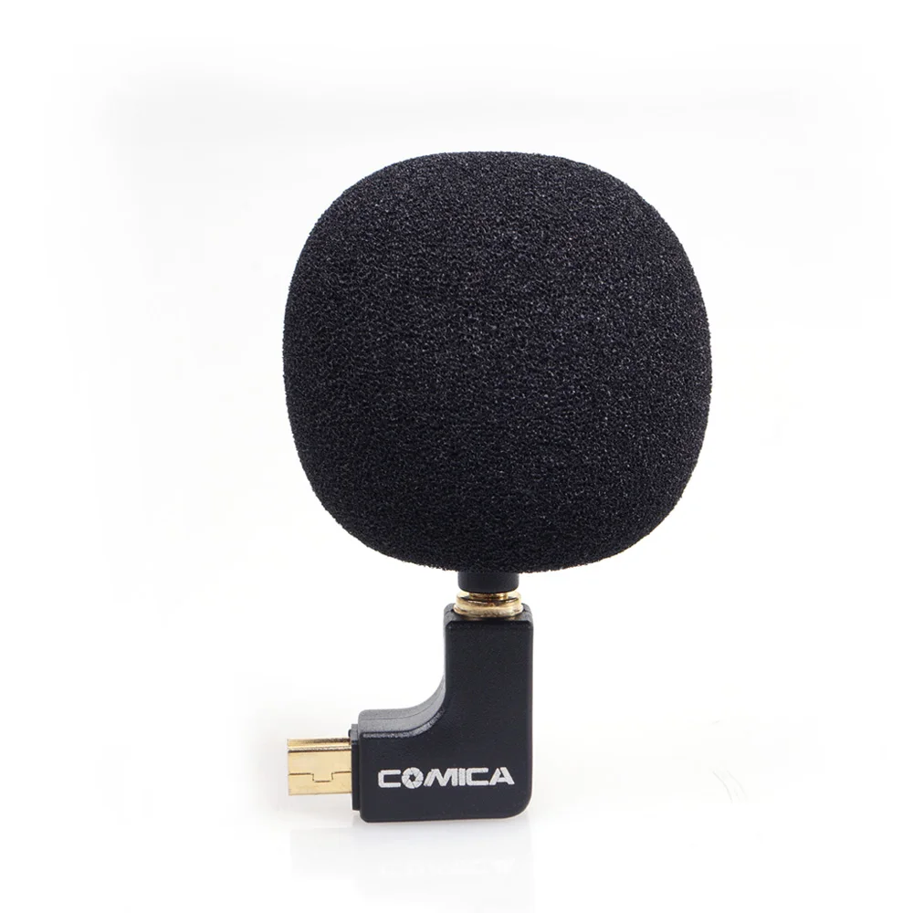 Профессиональный микрофон CoMica для спортивных экшн-камер GoPro с двумя микрофонами